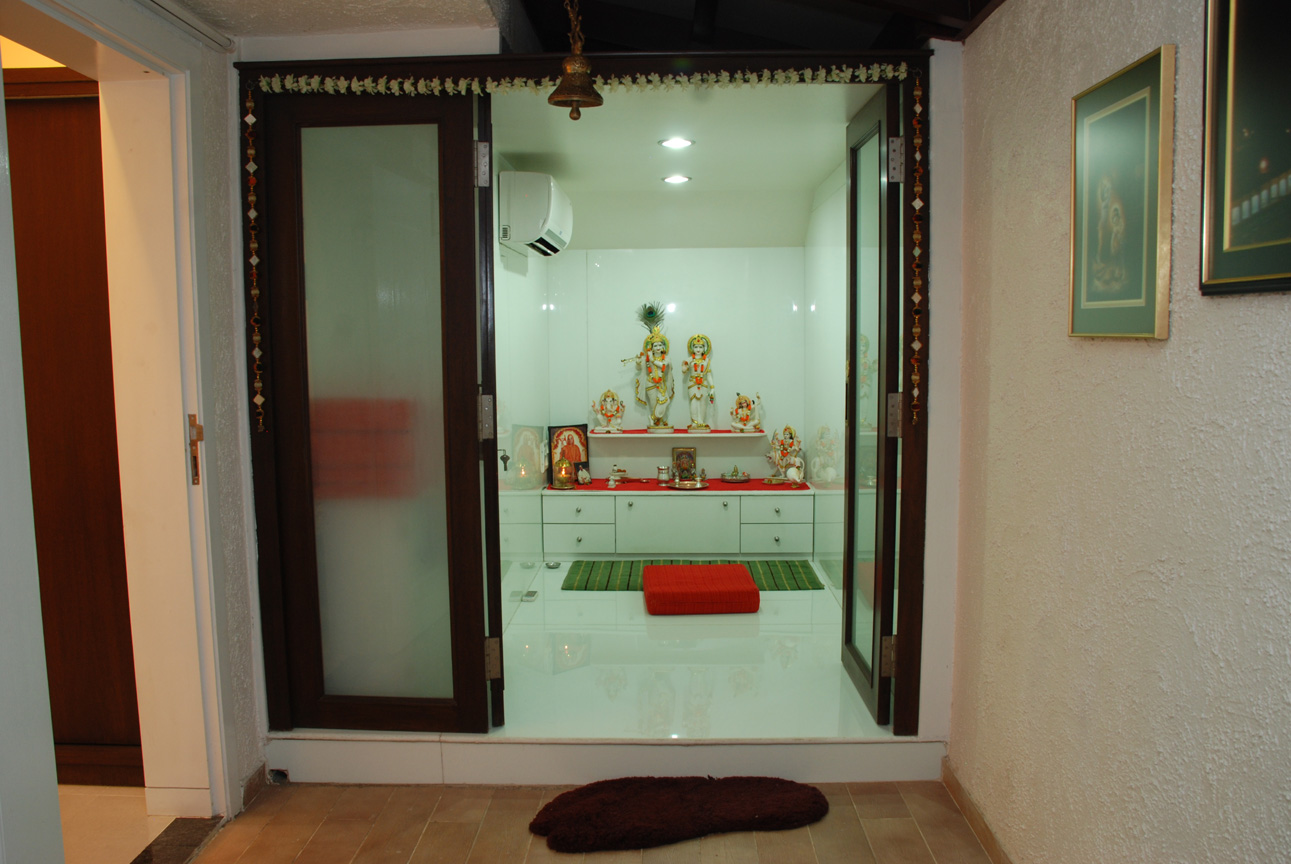 Pooja room , means a personal room for God, our beloved God,
