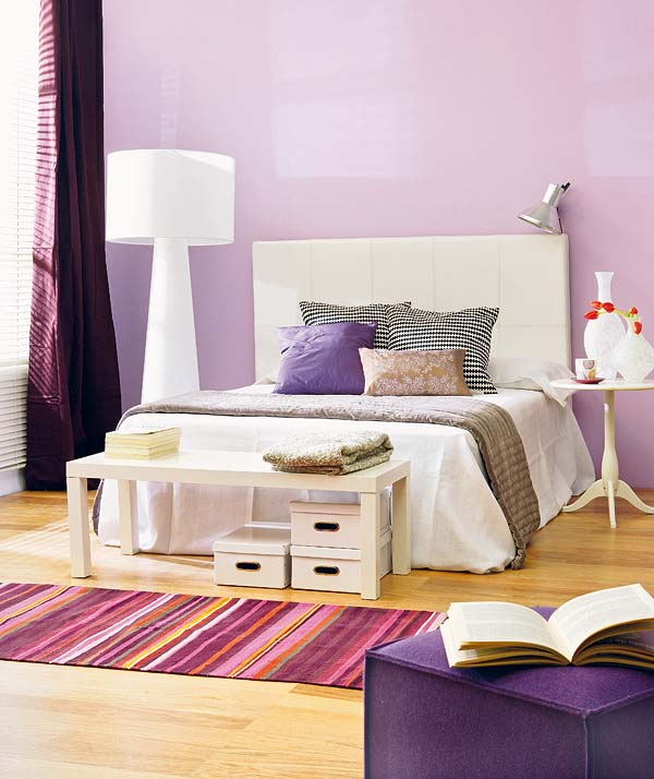 Bedroom Décor in Purple My Decorative