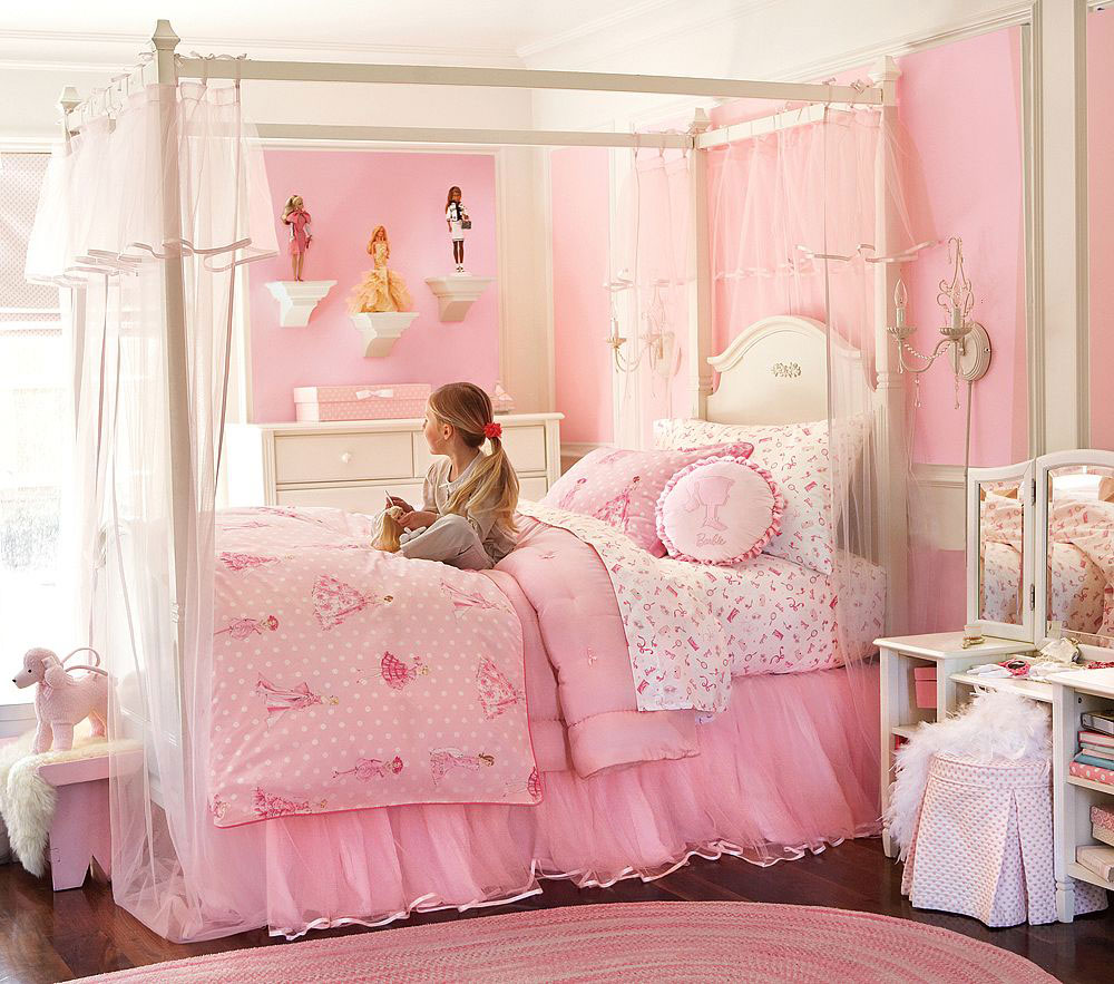 New Childrens Pink Bedroom Ideas for Simple Design