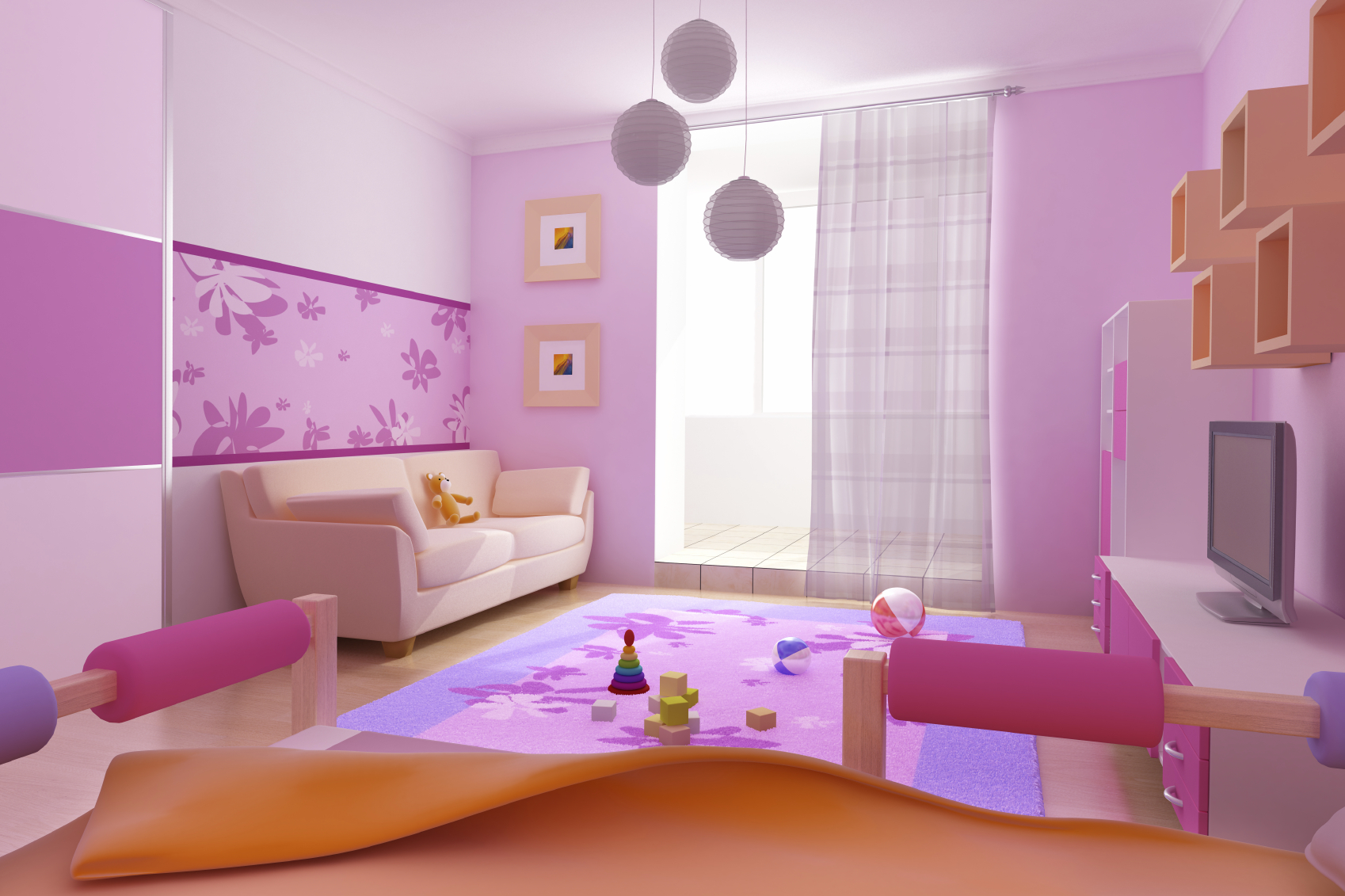 kids bedroom 20 Single Colored Children Rooms Ideas