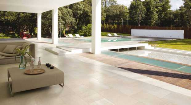 patio tiles porcelain outdoor modern pool indoor floors area tile stone help miami spaces uses create steps carrelage decorative sur