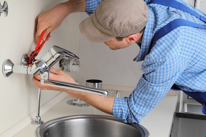 plumber kitchen sink taps