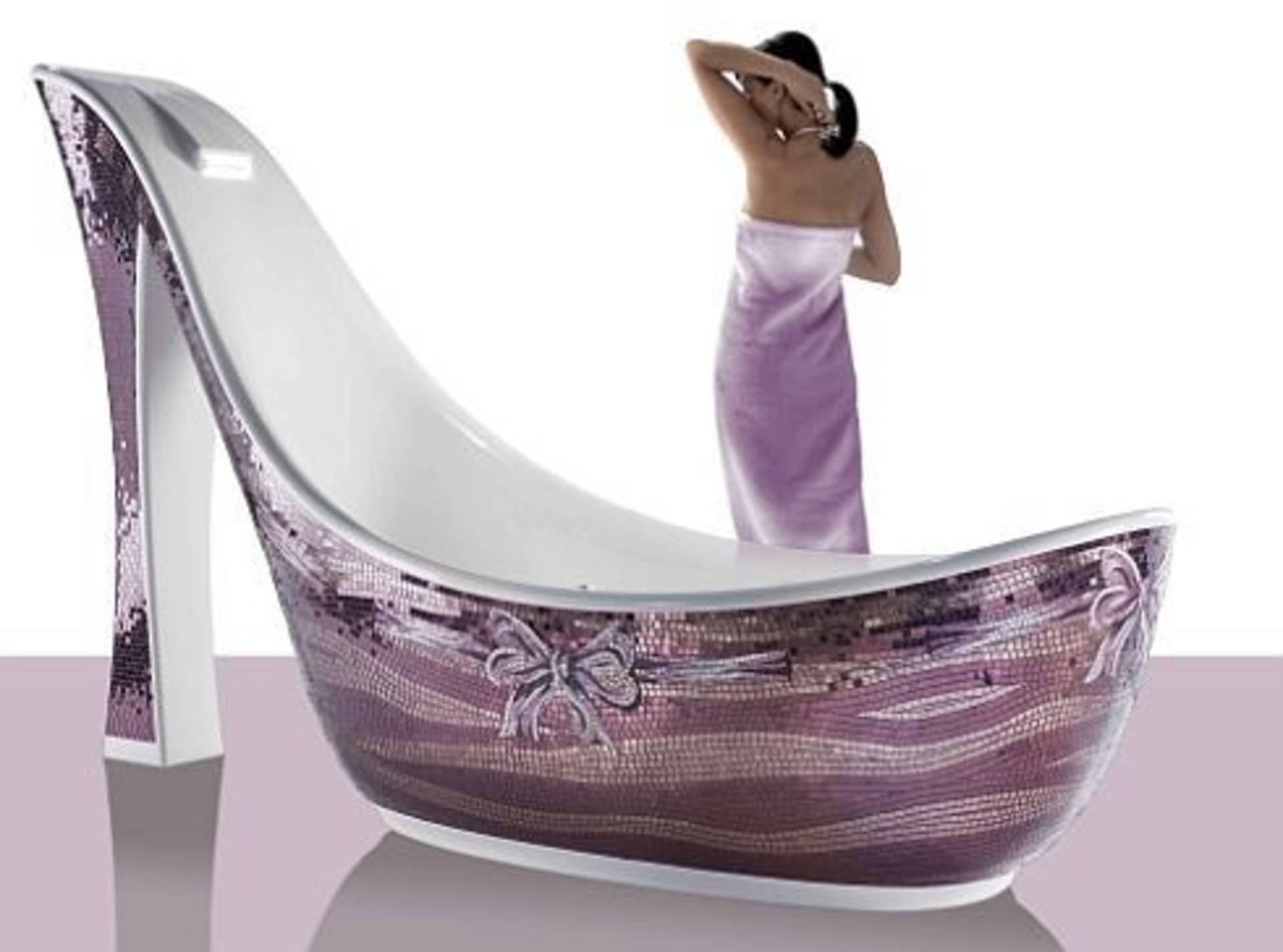 Extravagant Pink Shoe Shaped Tub