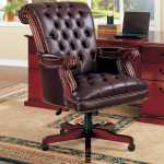Luxury-brown-leather-office-chair
