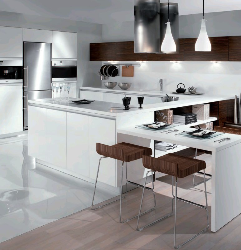 Modern kitchen countertops