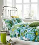 Blue Green bed sheets