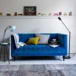 Bright-Blue-Velvet-Sofa-Living-Room-Homes-and-Gardens-Housetohome