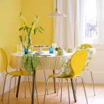 yellow dining