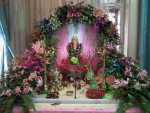 ganesh chaturthi decoration with flowers