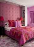 hot pink-bedroom-color-schem