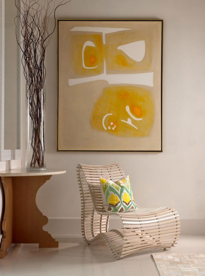 Modern Home Interior with Contemporary Wall Art Decor