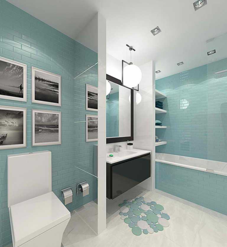 Turquoise Interior Bathroom Design Ideas