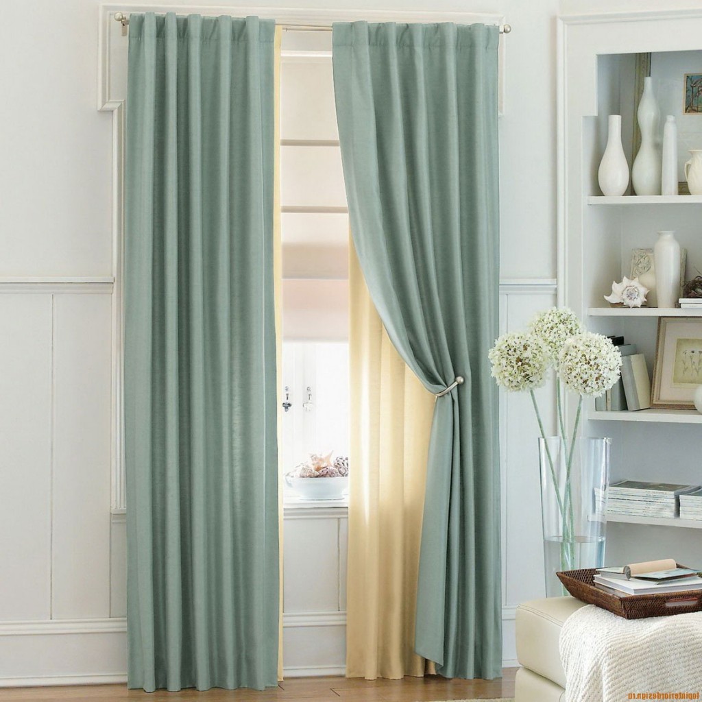Modern Living Room Curtain Design Idea
