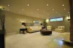 Contemporary Recessed Walls Recessed Lighting in Contemporary Family Room