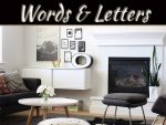 The Words And Letters Too Can Make Great Décor