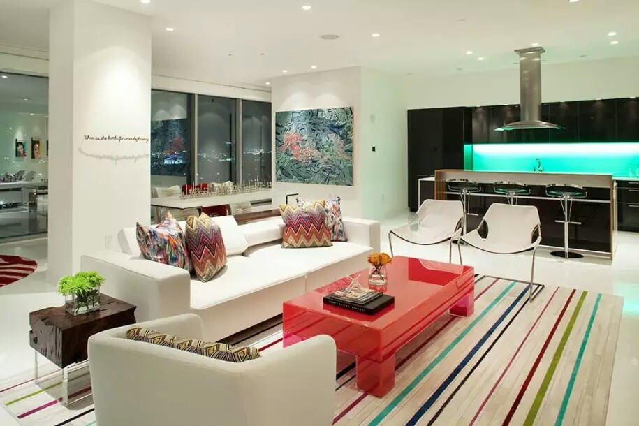 Pop Interior Design Living Room