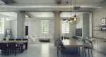 Modern Living room Industrial Interior Design