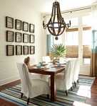 Versatile-Brown-Dining-Room-Casual-Furniture-Dining-Table-Chair-Cutlery-Set-Pendant-Lamp-Laminate-Flooring-Texture-Assorted-Color-Rug