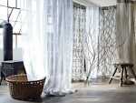 White Decorative window Curtain