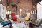 Bright Living Room Industrial Interior Design