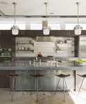 Contemporary California Houses Suburban Industrial Interior Design