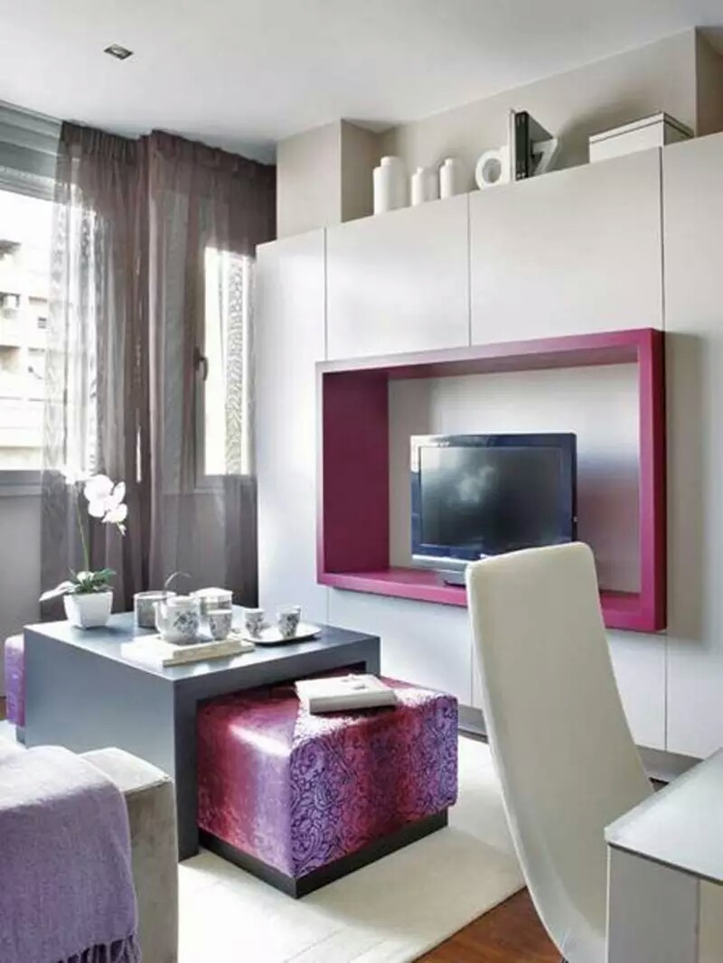 Stylish Small Apartment Living Room Interior Design