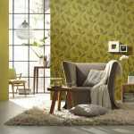 wallpaper-yellow-chic interior design