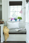 Beautiful window sill seat design