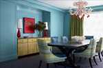 Turquoise Dining room