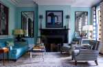 Turquoise Living Room Interior Design Ideas