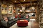 rustic interio design style living room