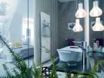 Asian ultra modern bathroom