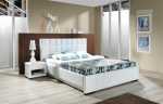 Modern clean bedroom decor idea