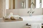 Bathroom Tray For Toiletries And Vanities Design With Hanging Towel Rack