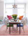 Colorful Bright Dining Room Interior Designs 0910