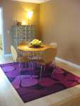 purple-rug-in-minimalist-dining-room