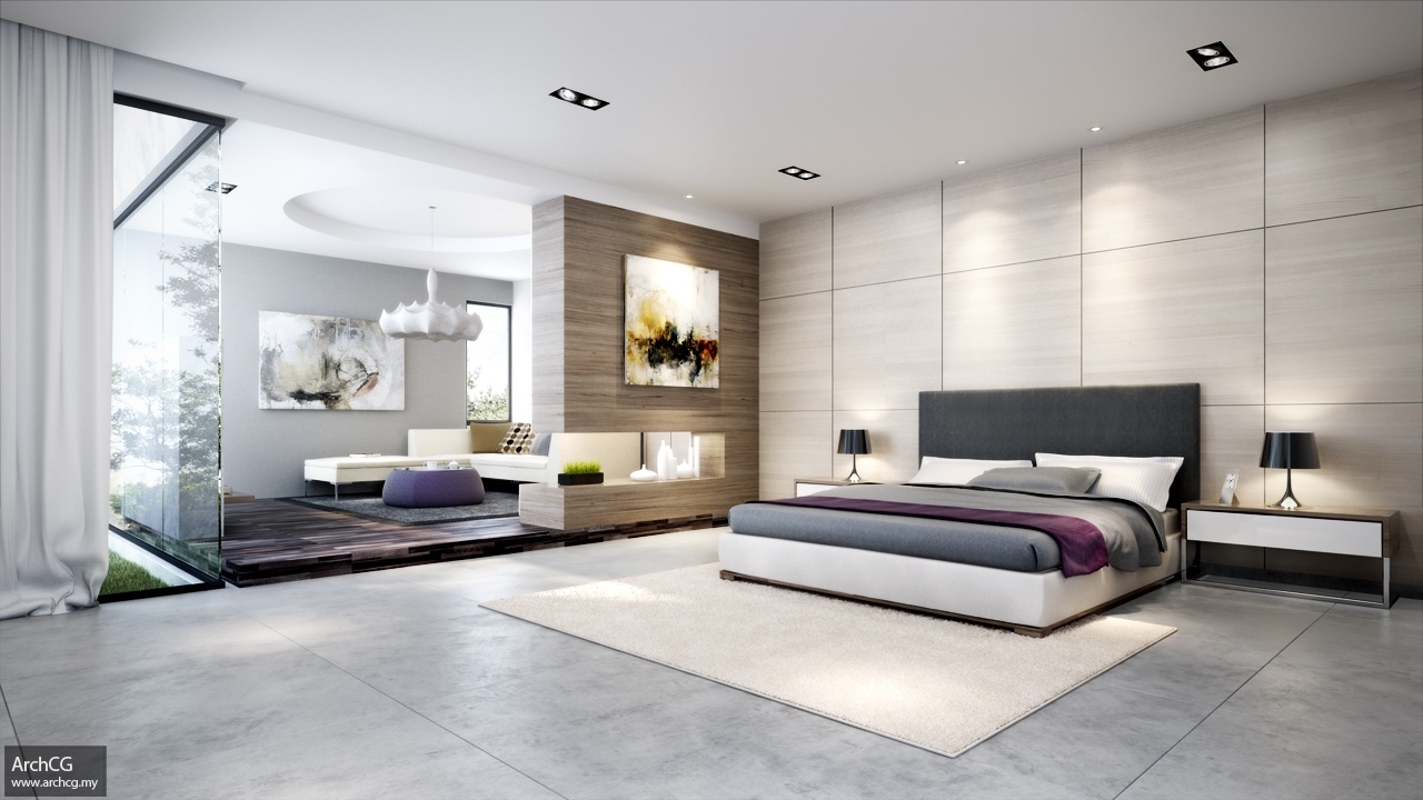best modern bedroom ideas with contemporary stylish in big room ...