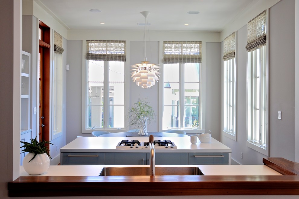 Breathtaking Casement Windows Decorating Ideas for Charming Kitchen