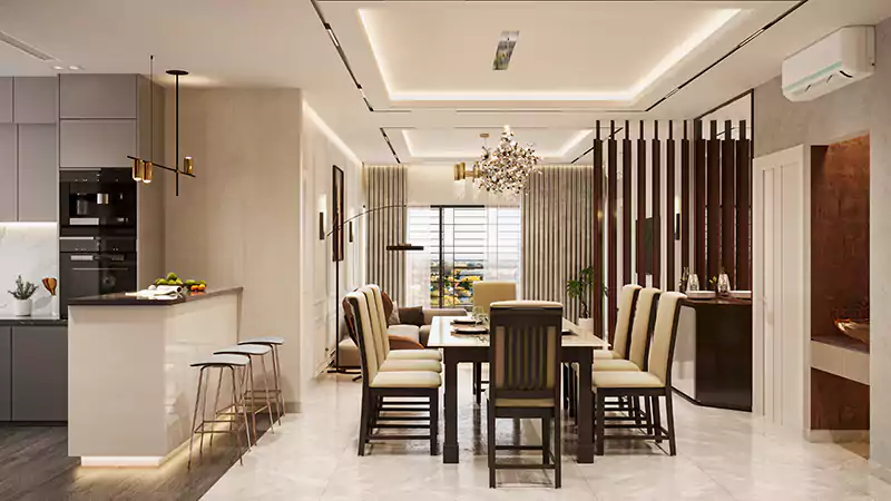 Modern Contemporary Dining Area Modern Contemporary Dining Area