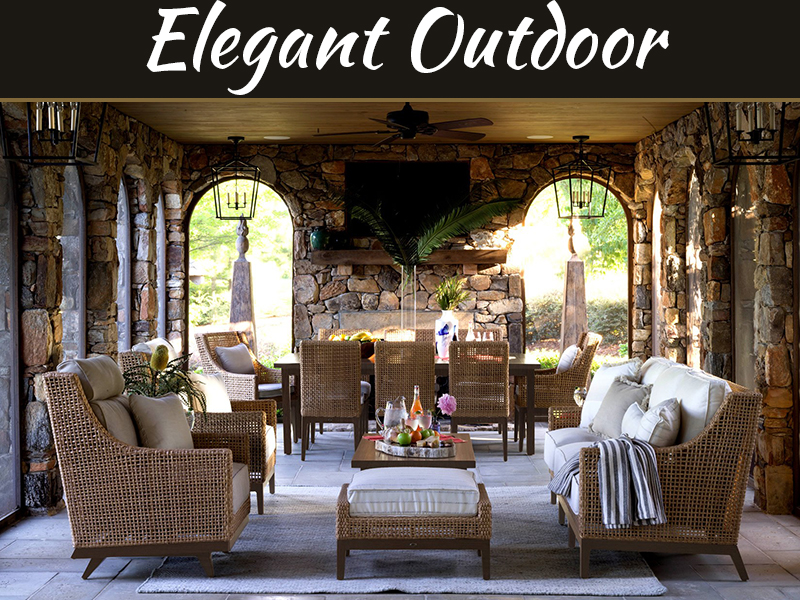 Elegant Outdoor Space, Elegant Outdoor Furniture