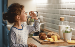 child-girl-is-drinking-water-in-kitchen-at-home-gm941594130-257355135