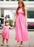 Casual Mother and Daughter Matching Maxi Dresses