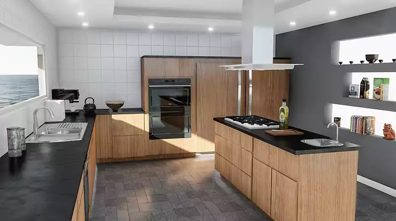 Galley Layout Kitchen