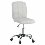 leather white office chair
