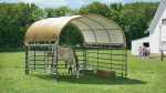 horse tarp shelter