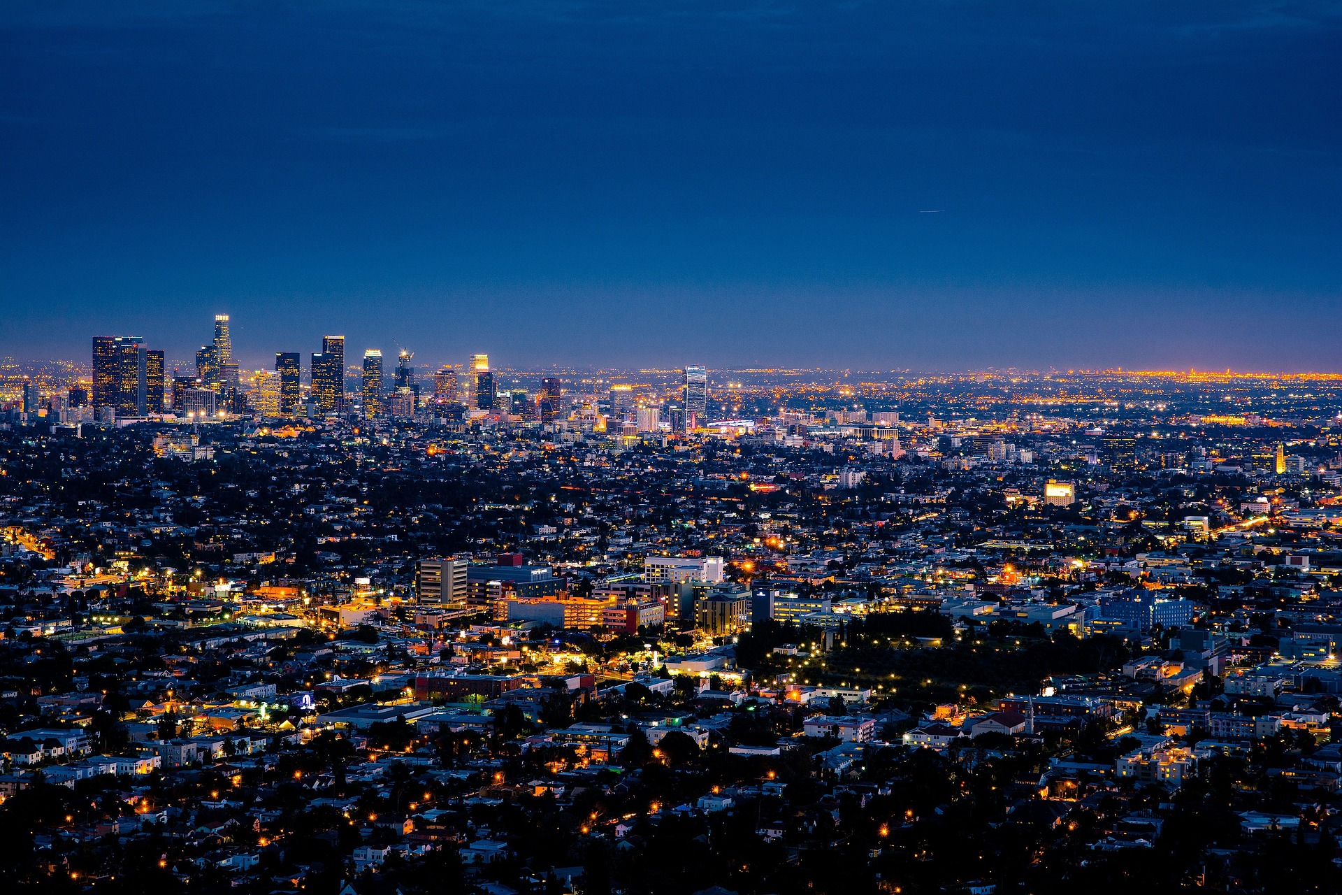 City Los Angeles Cityscape Skyline
