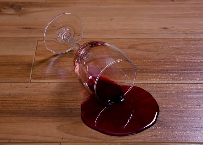 Wine Floor Stains