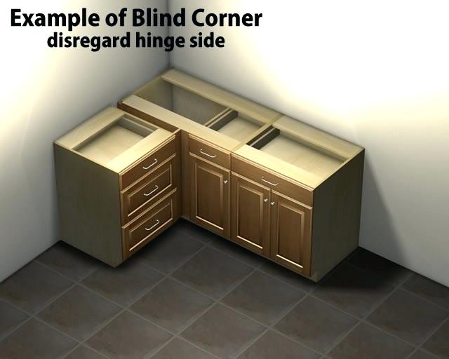 Blind Corner Kitchen Cabinet My, What Is A Blind Corner Kitchen Cabinet