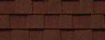 dark red roofing shingles