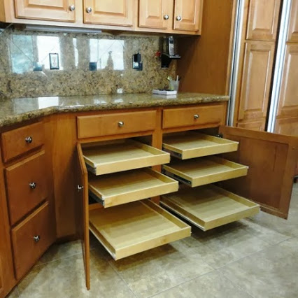 How Pull Out Shelves Save Space In The, How To Install Pull Out Shelves In Kitchen Cabinets